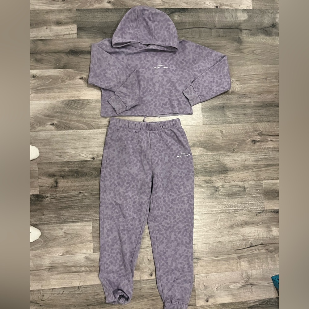 Lazybrand two piece purple set